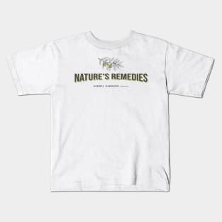 Nature's Remedies Herbal Harmony - Herbalism Kids T-Shirt